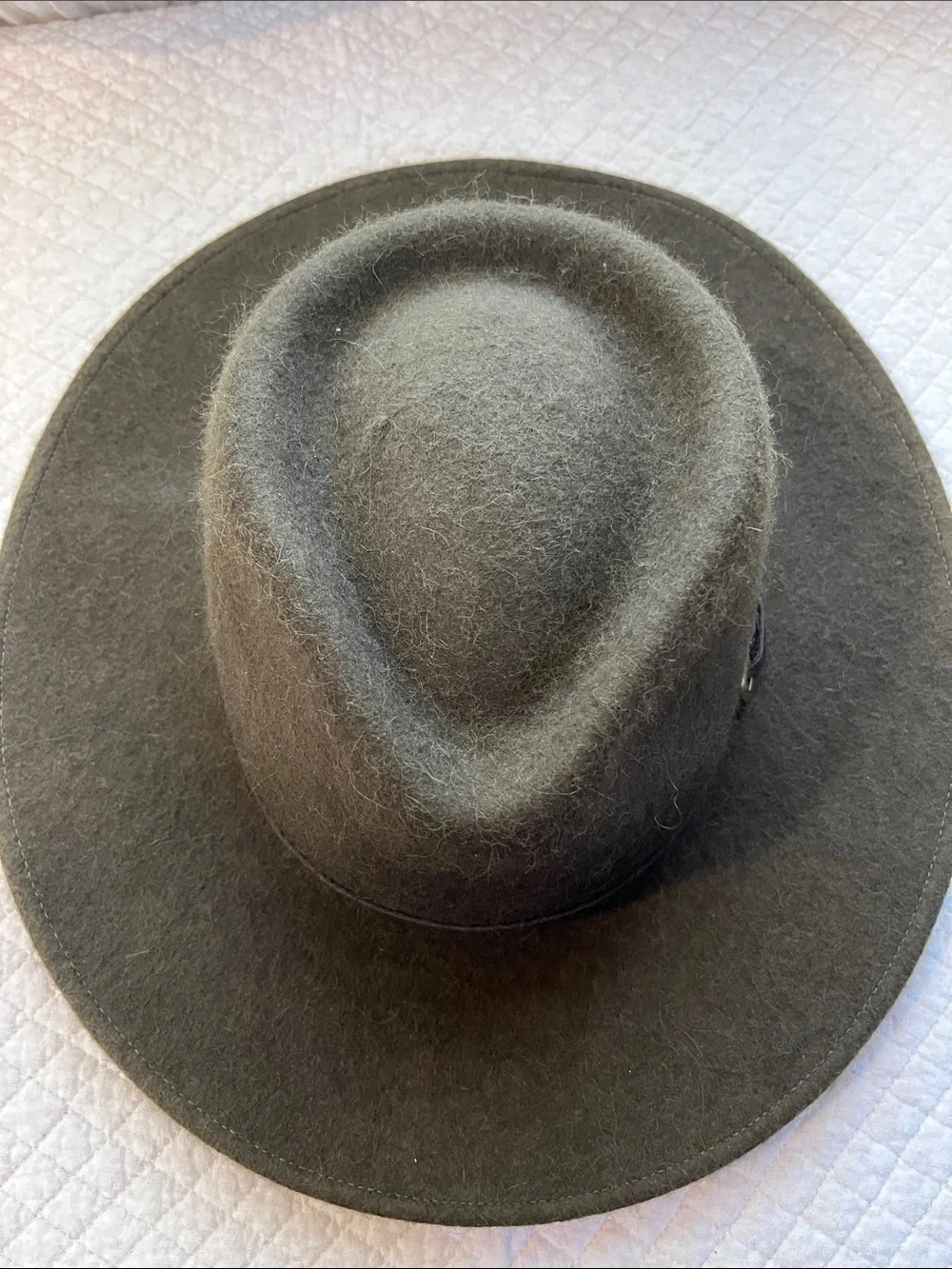 BORGES & SCOTT fedora wool and alpaca hat